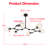 Pendent 6 - Light Dimmable Sputnik Modern Linear Chandelier-1346594242-1475129902