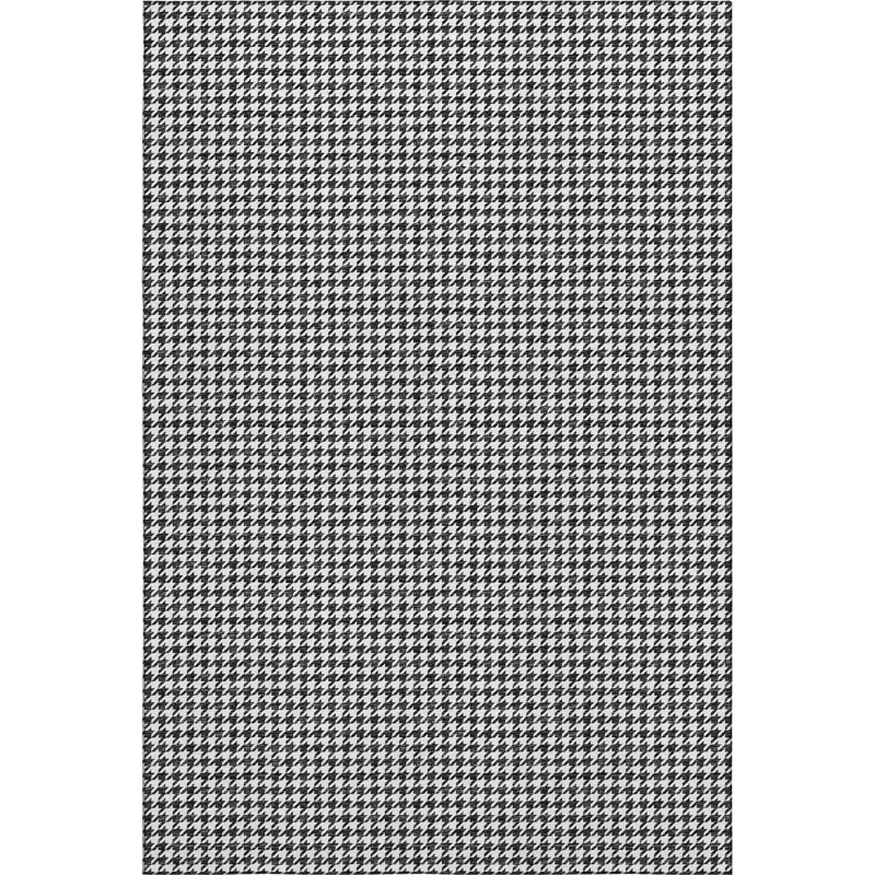 Premium Machine Washable Paullette AMF137 Black Rug, Rectangle 9' x 12'
