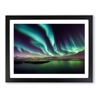 Aurora Borealis View - Single Picture Frame Print