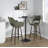 Sarah Fixed-Height Fabric Bar & Counter Stool with Bent Wood Legs & Round Footrest-100169897-100169900