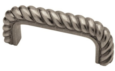 6-5/16" Slatted Diamond Pull Bayview Brass