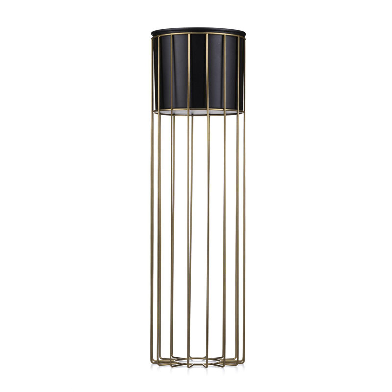 Aristes Plant Stand, Black/Gold