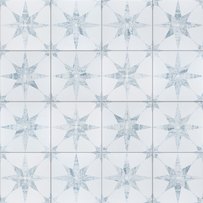 Merola Tile Cassis Stella 10" x 10" Porcelain Patterned Wall & Floor Tile