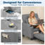 Canapé-lit convertible 4-en-1 avec massage et port USB pour les petits espaces-44319518