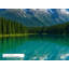 Mountain Lake Wall Mural, Peel and Stick Self Adhesive Wallpaper, Turquoise Lake and Snow Capped Peaks Nature Scene, Satin Finish Removable Panels, 65"W x 96"H-1800622165
