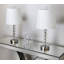 Ensemble de lampes de table en nickel brossé / transparent 21 po Dashaan