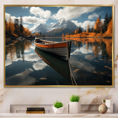 " Canada Mountain Lake Reflections I "