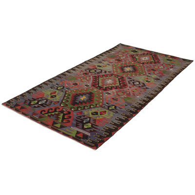 One-of-a-Kind 5'2" X 10'8" New Age Wool Area Rug in