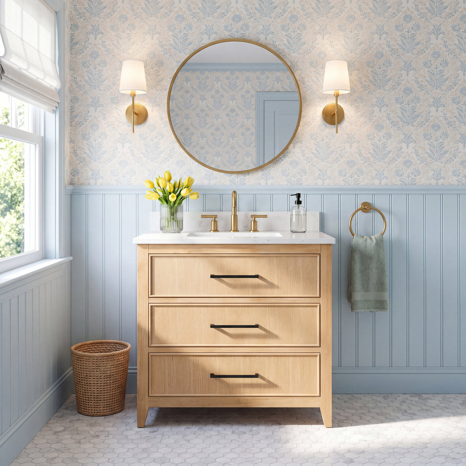 Bayla 30'' Single Bathroom Vanity, Blonde