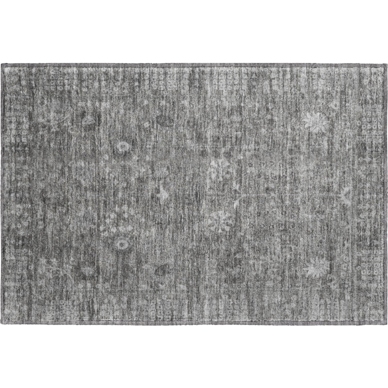 Tapis lavable à la machine de qualité supérieure Mayfield AMF2231, Étain, 1 pi 8 po x 2 pi 6 po
