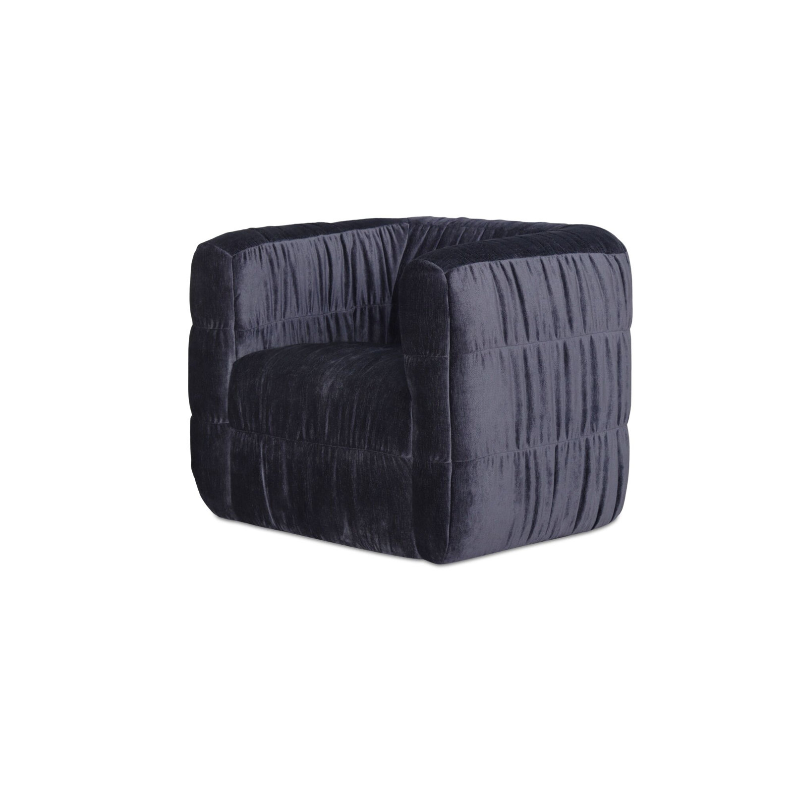 Robson Swivel Chair Toffee, Blue