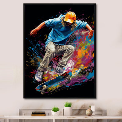 Skateboard Urban Flow IV - Sports, reproduction d'art sur toile