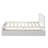 Pine Solid Wood Standard Bed with Drawers-1506044284