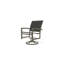 Chaise berçante pivotante à hauteur en aluminium avec accoudoirs en polymère de qualité marine Bazza-98359846-98359858