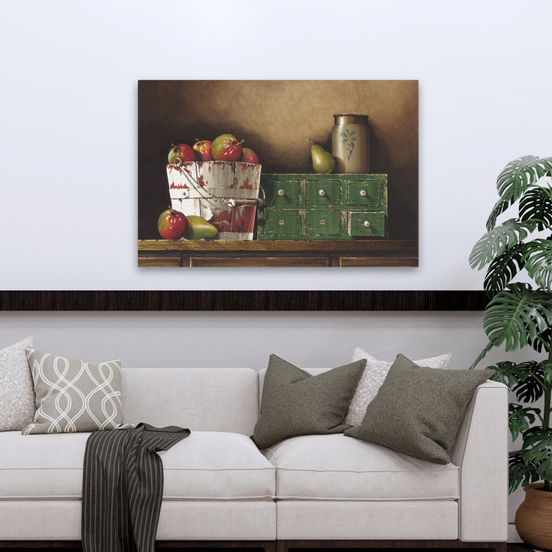 Pommes et poires, H 32 po x l 48 po