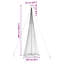  LED Christmas Tree 160 x 160 x 500 cm Metal-1087564529