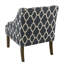 Chaise d'appoint en polyester l 26 po Everly-30817057