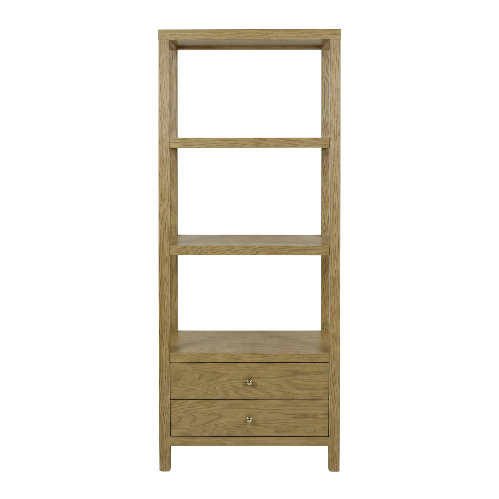 Celine 28" Acacia Bookcase, Light Oak