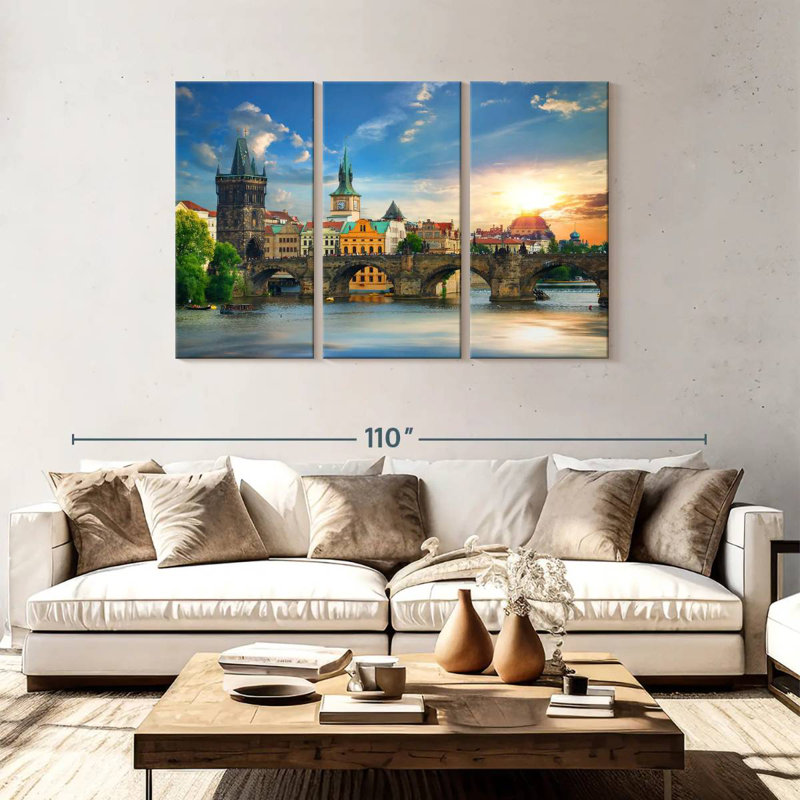 Lilie Charles Bridge, 48" H x 74" W