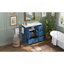 Meuble-lavabo 42 po avec lavabo en céramique 42 po - Bleu