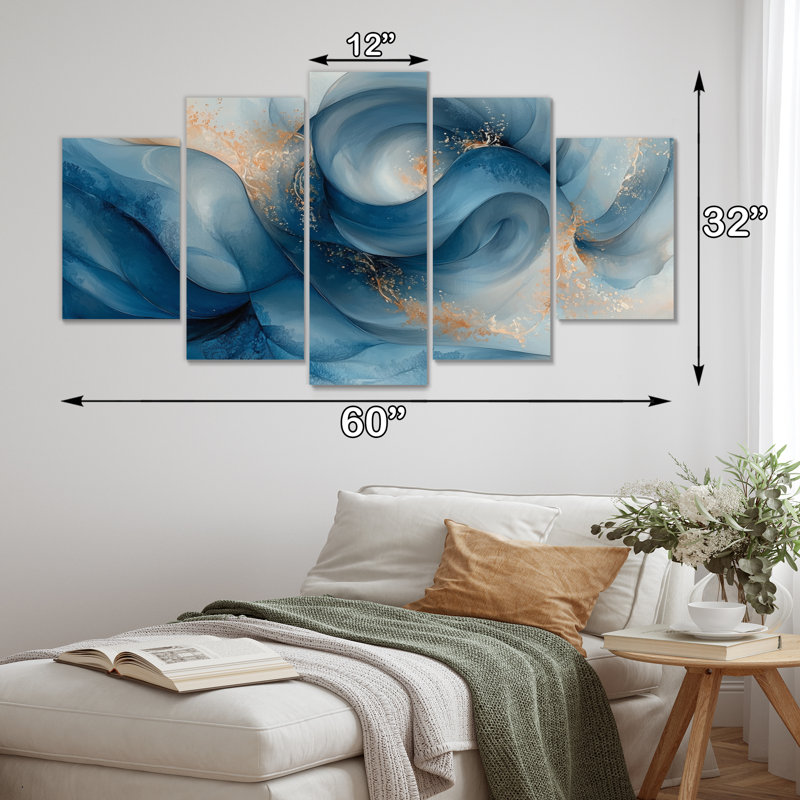 Kori - Art mural marbré - Art mural moderne sur toile