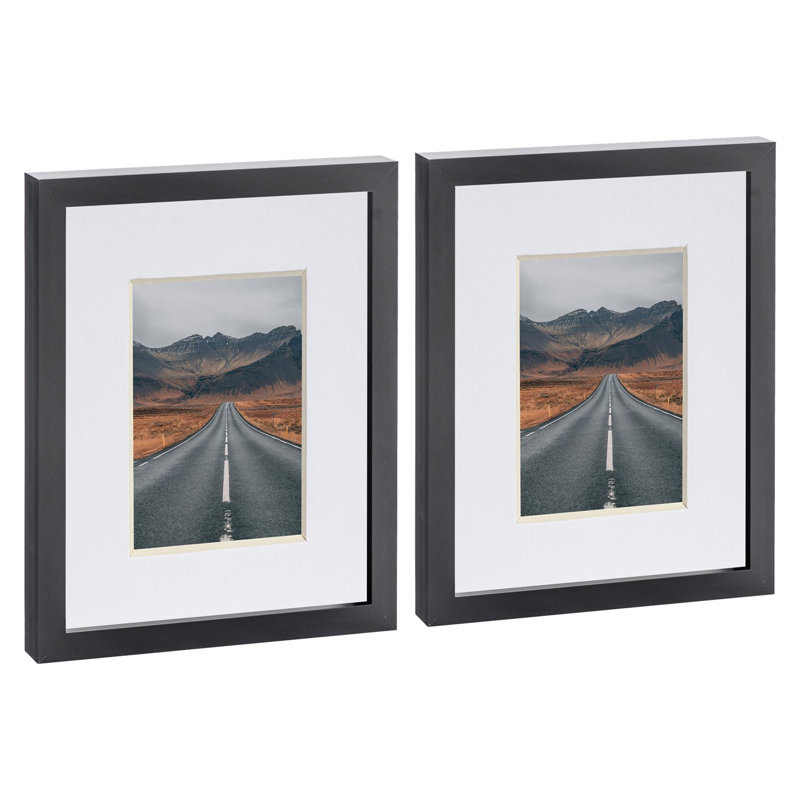 Photo Frames with 4" x 6" Mount - 8" x 10" - Black/White