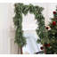 Guirlande de 9 pi en cèdre artificiel pré-éclairé avec lumières DEL et minuterie automatique, guirlande de verdure flexible pour manteau de cheminée, foyer, rampe d'escalier, décoration de Noël intérieure et extérieure