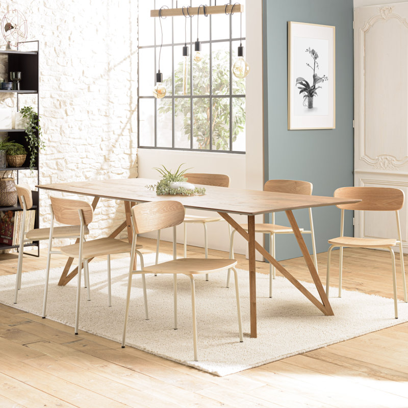Cedric 45cm H Stacking Side Chair, White