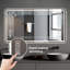 Miroir de salle de bain à DEL avec miroirs de salle de bain