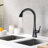 Contemporary Pull Down Single Handle Kitchen Faucet-38420192