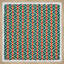 Blue And Red Patterns - Single Picture Frame Print-544571683