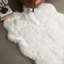 Tapis blanc à poils longs Haja Fluffy-100409044