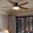 Balconera 52" 5 Blades Ceiling Fan With Light & Remote, 3 LED Colour, 6 Speed Quiet DC Motor-111097627-111097626