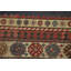 Tapis de couloir à teinture végétale antique pré-1900 3x8