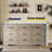 63"W 9-Drawer Dresser for Bedroom, Extra Wide Wooden Chest of Drawers with Metal Handles, Anti-Tip Design, Sturdy Storage Organizer for Living Room, Entryway-2009327702