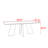 Modern simple all solid wood dining table-107835962