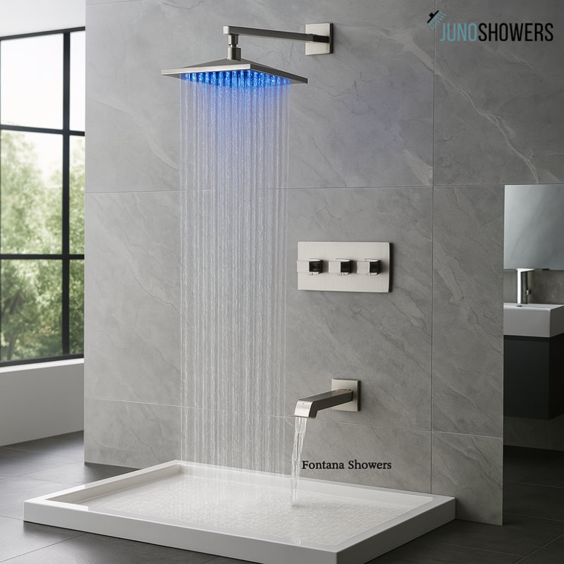 Élégant robinet de cuisine en nickel brossé avec deux modes de jet et un tuyau rétractable ergonomique