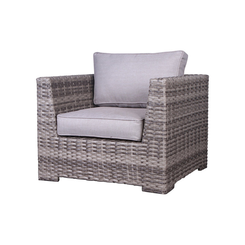 Carruthers Wicker Fully Assembled 6 - Person Seating Group with Cushions