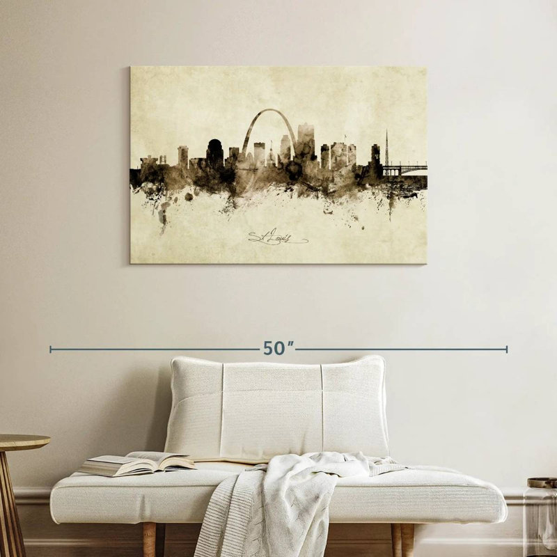 St. Louis, Missouri, horizon X, H 26 po x l 39 po