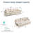  Felipe 110‘‘ Upholstered Modular Pull-out Sofa Bed with USB Charging & Side Pockets-382309598-370134385