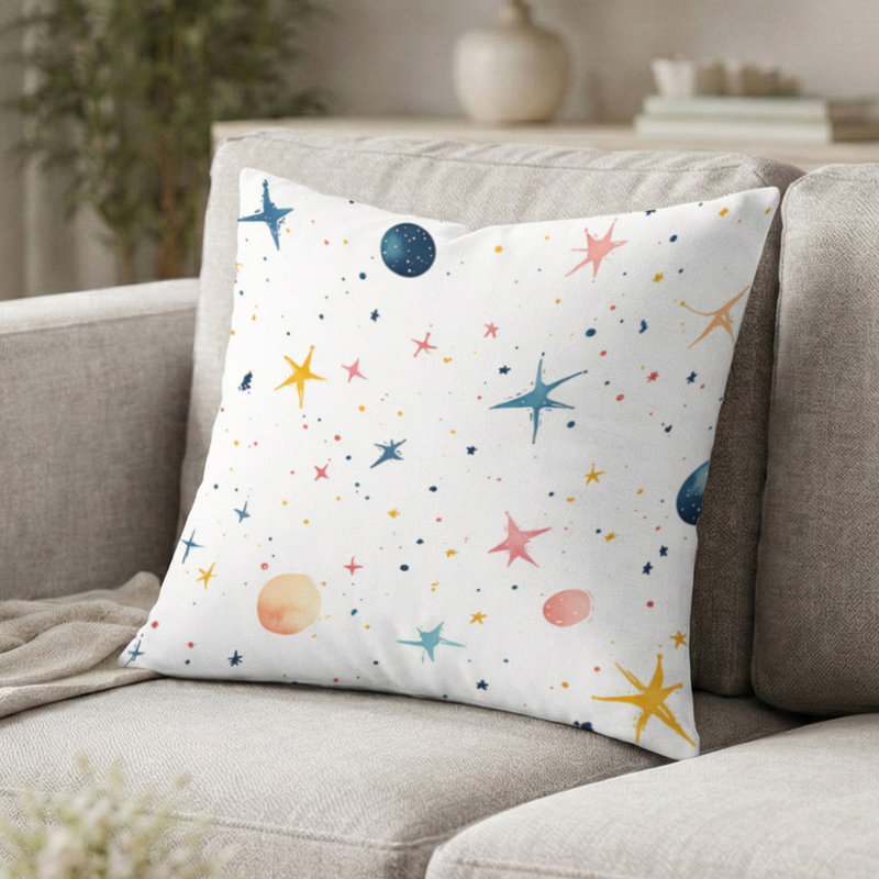 Coussin Starburst, H 18 po x l 18 po