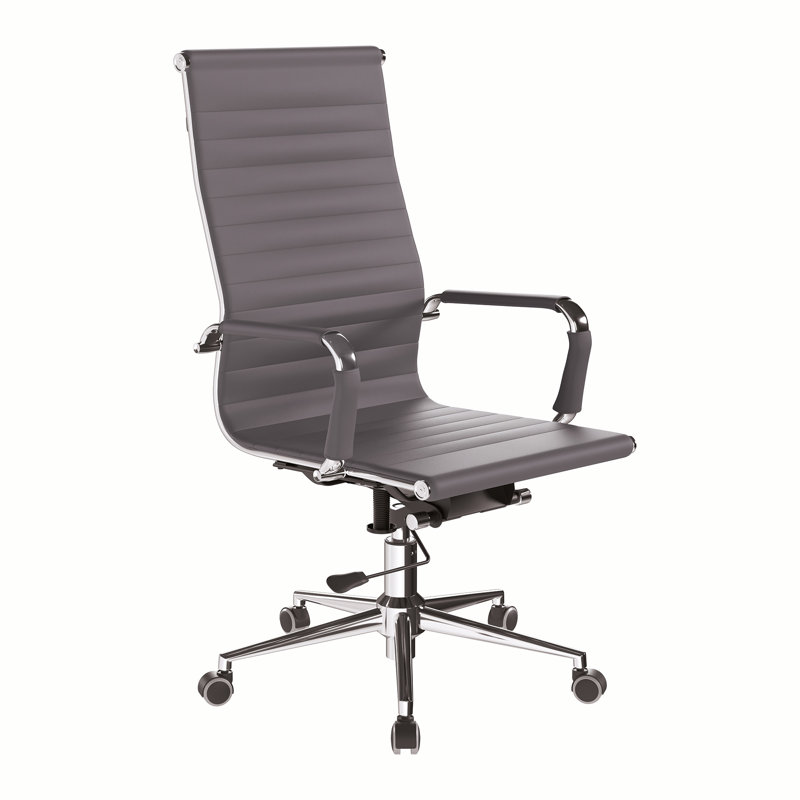Brayden Studio Boodram Executive Chair, Grey
