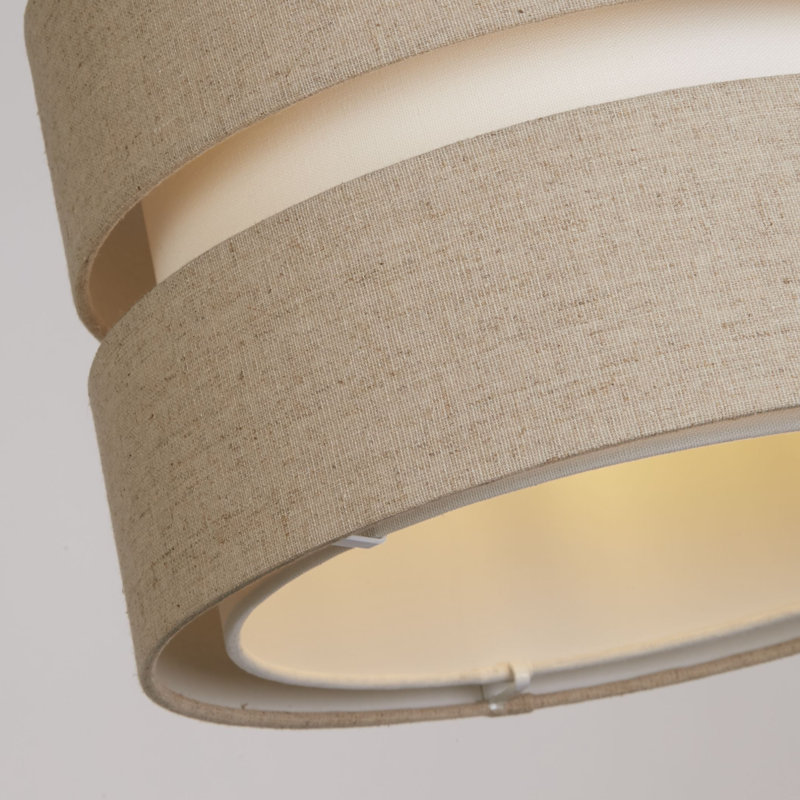 20cm H Fabric And Mild Steel Traditional, Natural