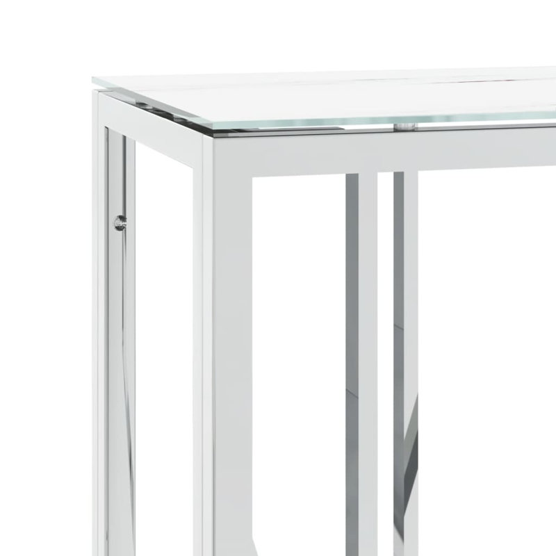 Darran 110cm Glass Top Console Table