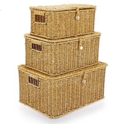 17 Stories Wicker Decorative Bin