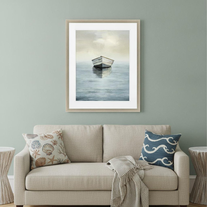 A Sure Sail Silver Framed Print Wall Art