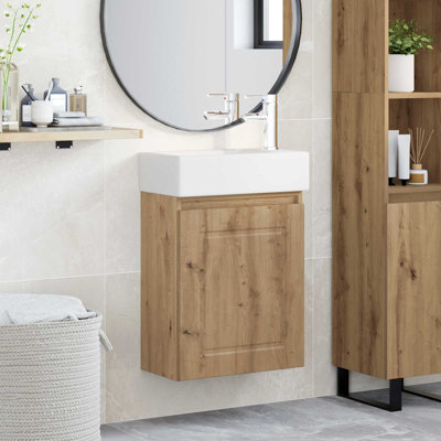 Single Bathroom Vanity with Ceramic Basin