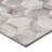 Mosaic Faux Leather Gray  3'' X 5'' Area Rug-2118447599