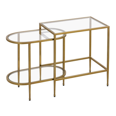 Glass Top Nesting Tables