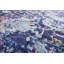 Bleu marine oriental/Tapis décoratif blanche Bellona-40276102